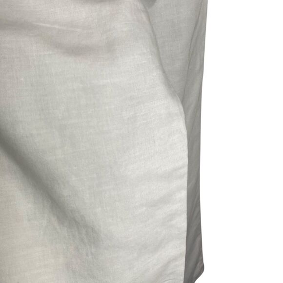 AG Adriano Goldschmied Linen Pants Mens 32 Beige Trouser Coastal Beach Preppy - Picture 8 of 14